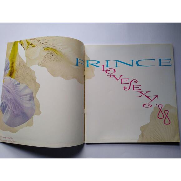 Prince Love Sexy Tour Book Original 1988 Pop Funk Soul Glam Rock Music Photos - Picture 5 of 10